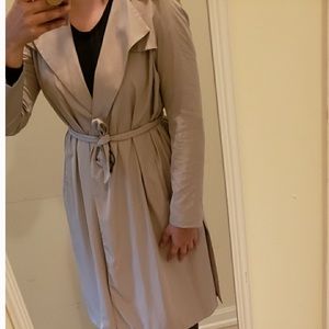 Zara beige lightweight trench coat